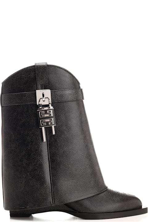 Givenchy Boots for Women Givenchy 'shark Lock Cowboy' Ankle Boots