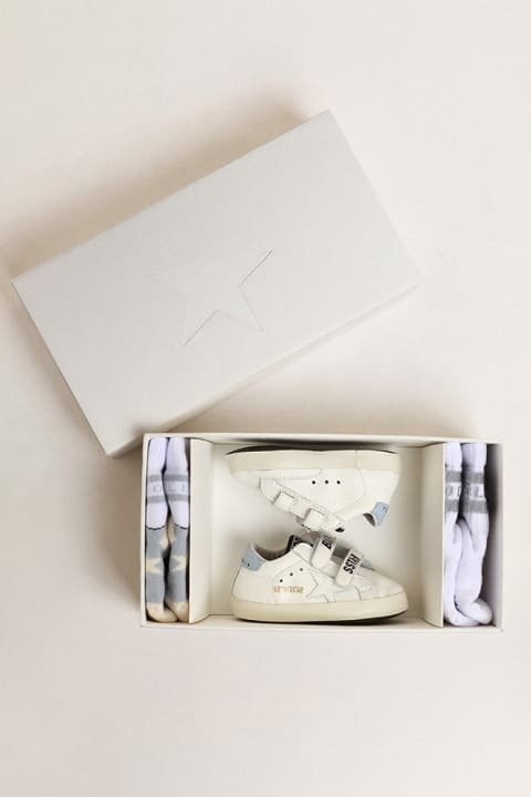 Sale for Baby Boys Golden Goose Sneaker Set With Print