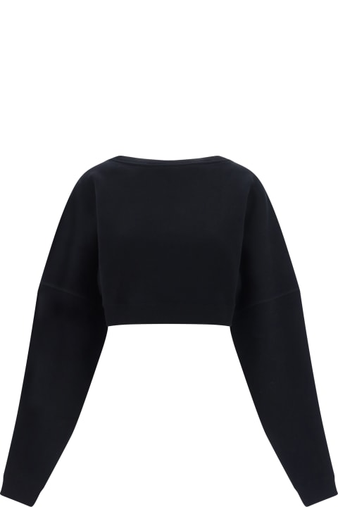 Saint Laurent Clothing for Women Saint Laurent Crewneck Cropped Sweatshirt