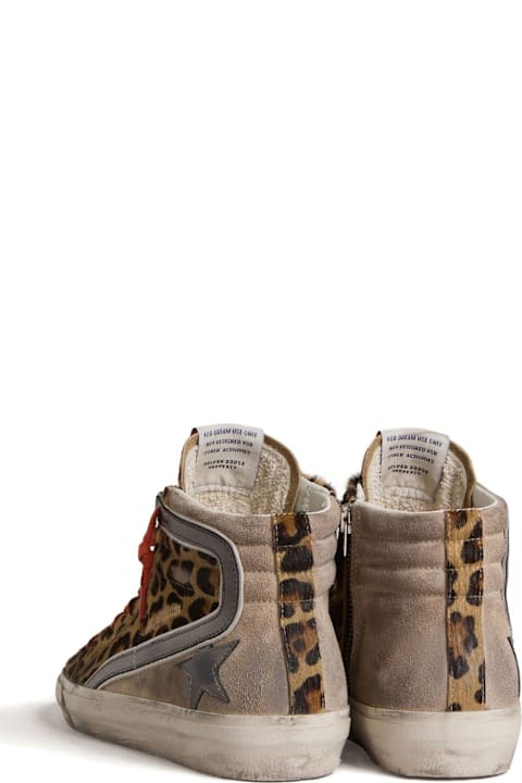 Golden Goose Slide Leather Sneakers