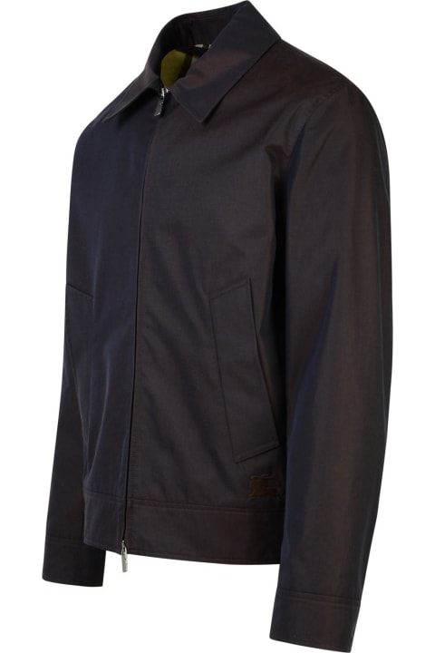 Burberry Coats & Jackets for Men Burberry Black Cotton Jacket