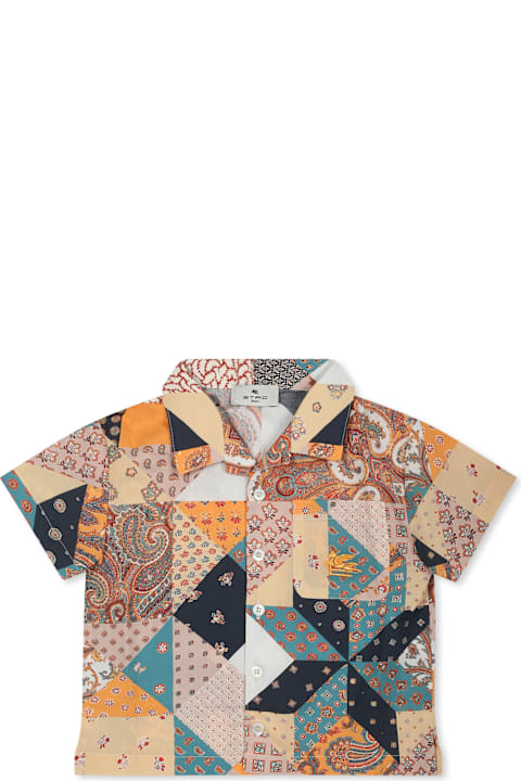Homeware Etro Multicolor Shirt For Baby Boy With Paisley Print
