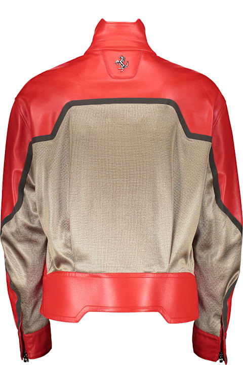 Fashion for Kids Ferrari Lambskin Bomber Jacket