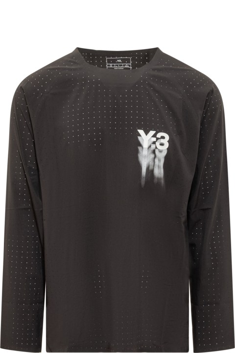Y-3 Topwear for Women Y-3 Yohji Yamamoto T-shirt With Long Sleeves