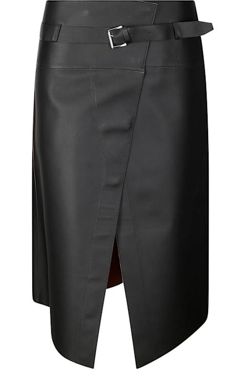 Desa 1972 Clothing for Women Desa 1972 Leather Reversible Portafoglio Skirt