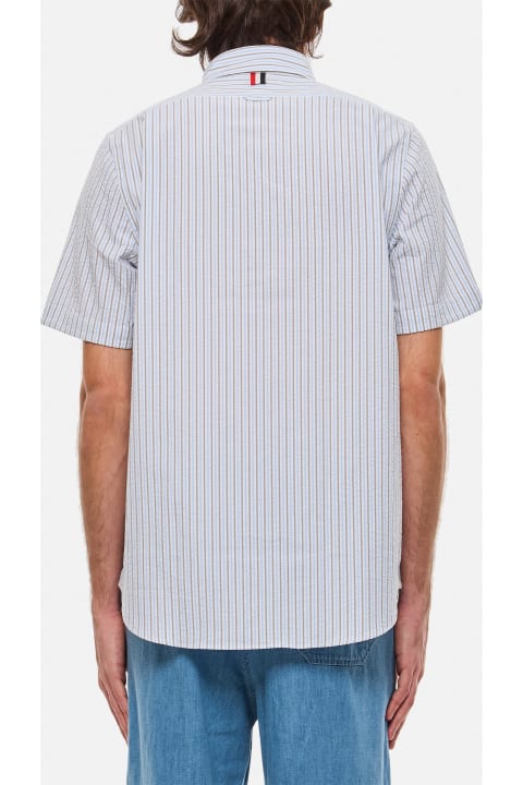Shirts for Men Thom Browne Round Collar Cotton Shirt