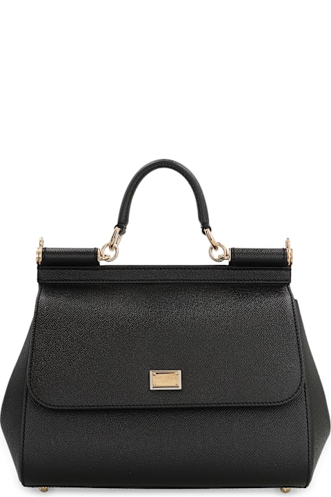 Homeware Dolce & Gabbana Sicily Grande Leather Handbag