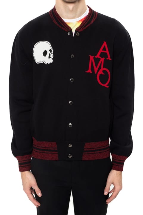 Alexander McQueen Sweaters for Men Alexander McQueen Knitted Cardigan