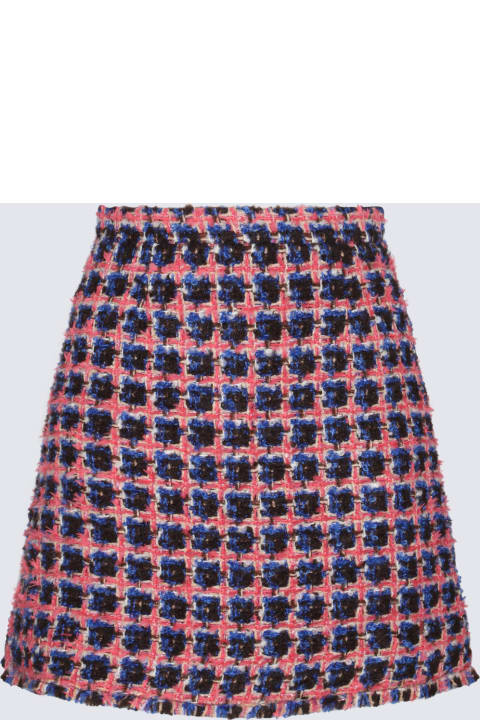 Fashion for Women Etro Pink Wool And Mohair Blend Boucle' Mini Skirt