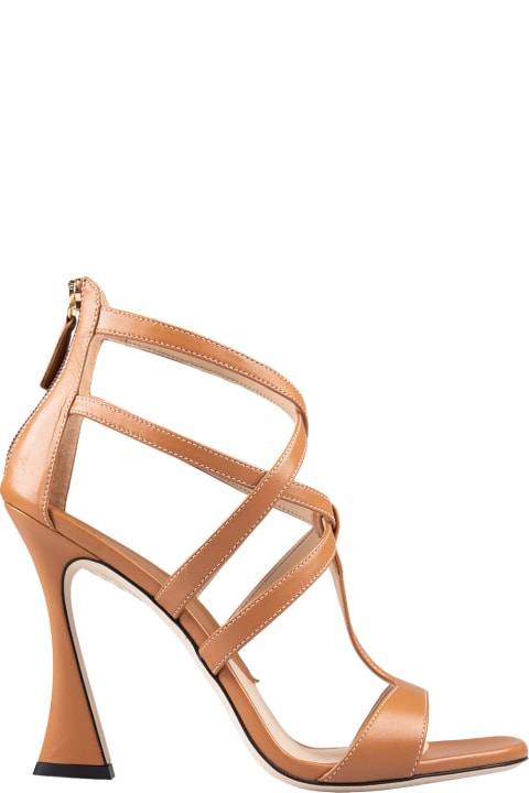 Fashion for Women Ermanno Scervino Light Brown Woven Sandals