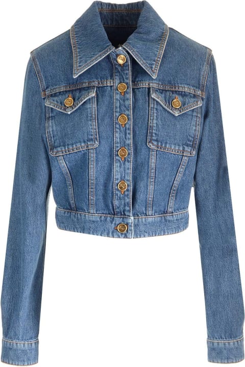 Etro Coats & Jackets for Women Etro Slim Fit Denim Jacket