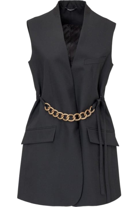 Coats & Jackets for Women Givenchy Chain Embellished Sleeveless Jacket