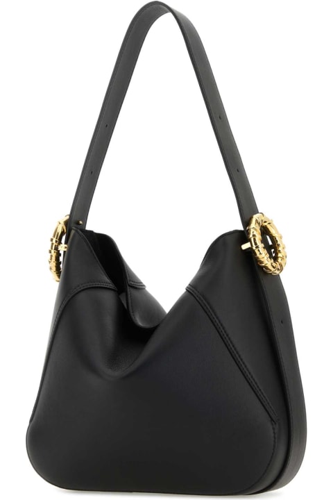 Fashion for Women Lanvin Black Leather Melodie Shoulder Bag