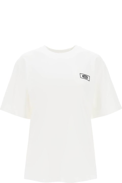 ウィメンズ Rotate by Birger Christensenのトップス Rotate by Birger Christensen T-shirt With Logo Embroidery