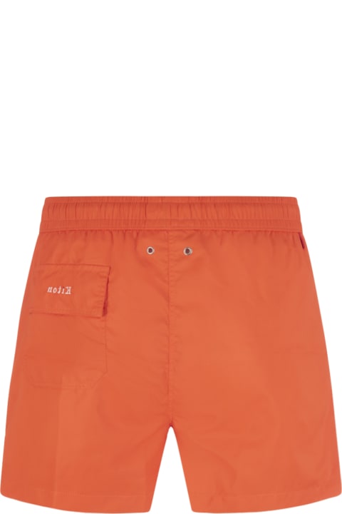 Swimwear for Men Kiton Orange Swim Shorts