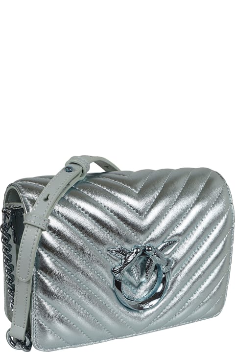 Pinko Shoulder Bags for Women Pinko Love Click Mini Metal Sheep Bag