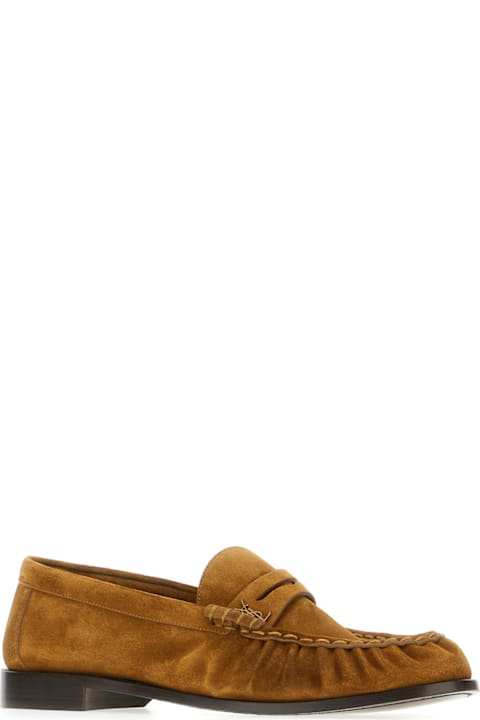Fashion for Men Saint Laurent Brown Suede Loafer