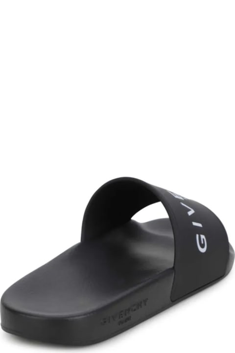 Shoes for Boys Givenchy Givenchy Slippers In Black Rubber