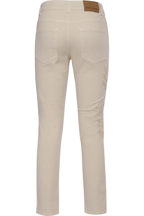 Pants & Shorts for Women Ermanno Ermanno Scervino Skinny Beige Jeans