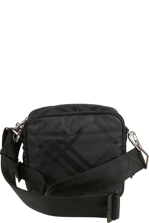 Bags for Men Burberry Double Pocket Zip Shoulder Bag