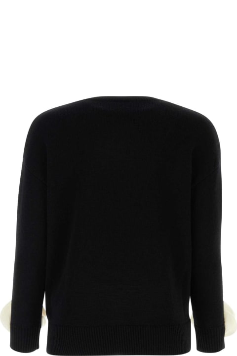 Clothing for Women Valentino Garavani Black Wool Sweater