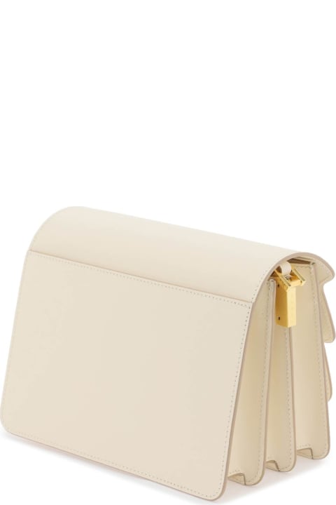 Marni Shoulder Bags for Women Marni White Trunk Medium Bag In Leather