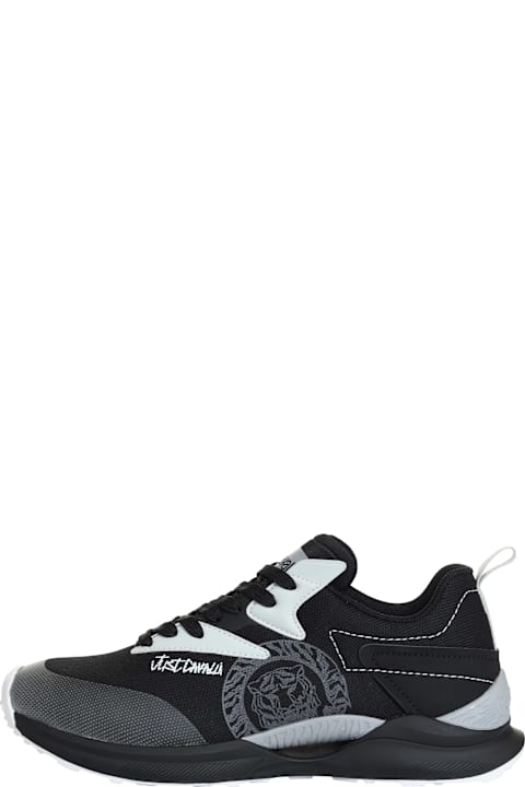 メンズ新着アイテム Just Cavalli Just Cavalli Black Low Top Sneakers