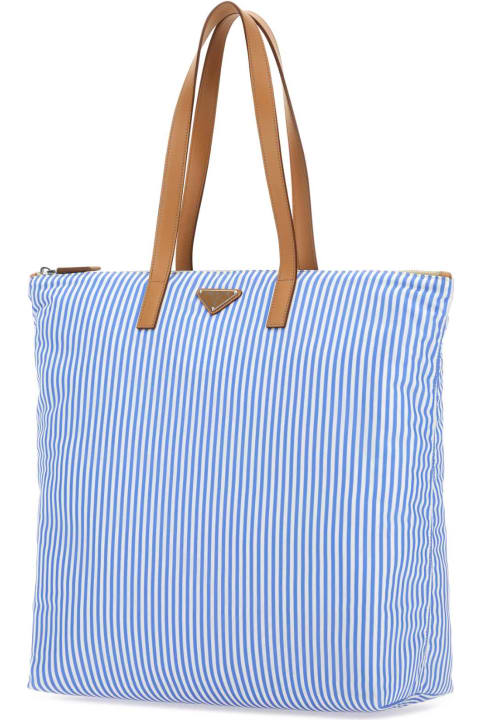 メンズ Pradaのバッグ Prada Printed Re-nylon Shopping Bag