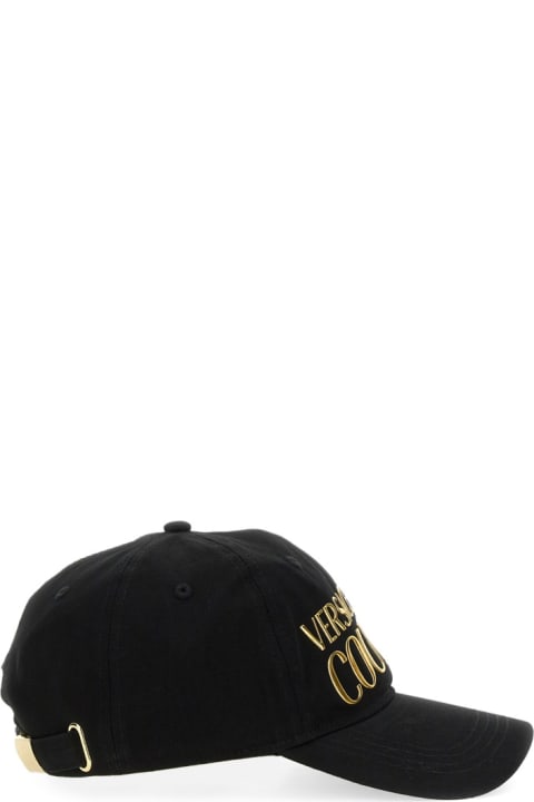 Hats for Women Versace Jeans Couture Baseball Hat With Logo