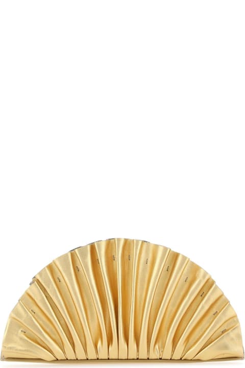 Homeware Cult Gaia Gold Leather Mini Nala Clutch