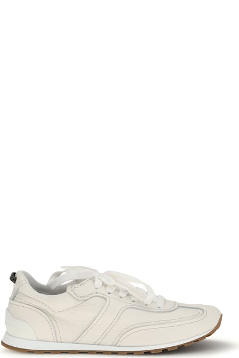 Brunello Cucinelli for Kids Brunello Cucinelli Leather Sneakers
