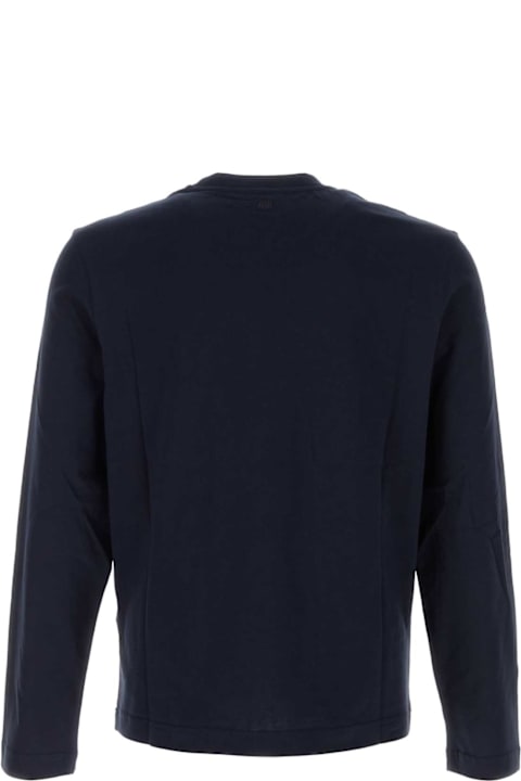 Ami Alexandre Mattiussi for Kids Ami Alexandre Mattiussi Navy Blue Cotton T-shirt