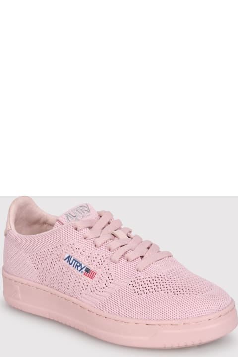 Shoes for Women Autry Autry Medalist Easeknit Low Sneakers In Fabric