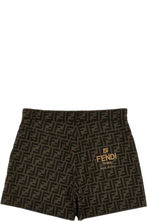 Fendi for Girls Fendi Fendi Kids Shorts Brown