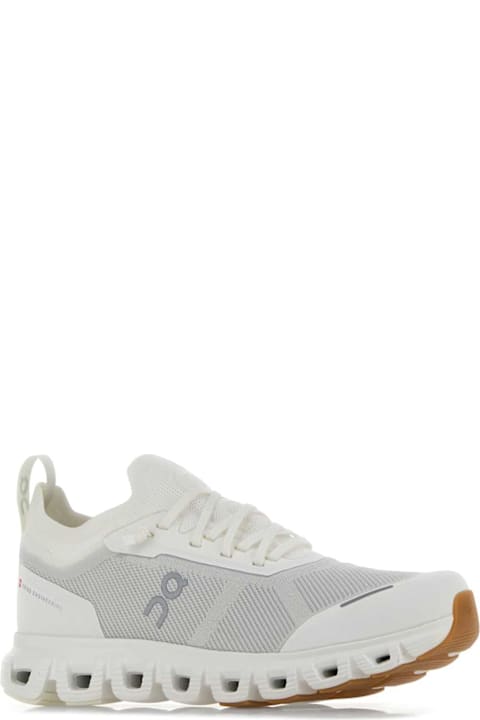ON for Kids ON White Canvas Cloud 6 Versa Sneakers