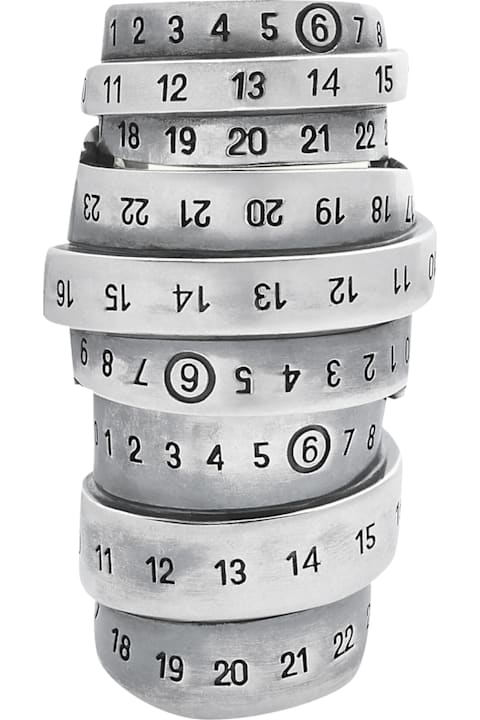 MM6 Maison Margiela Rings for Women MM6 Maison Margiela Numeric Ring