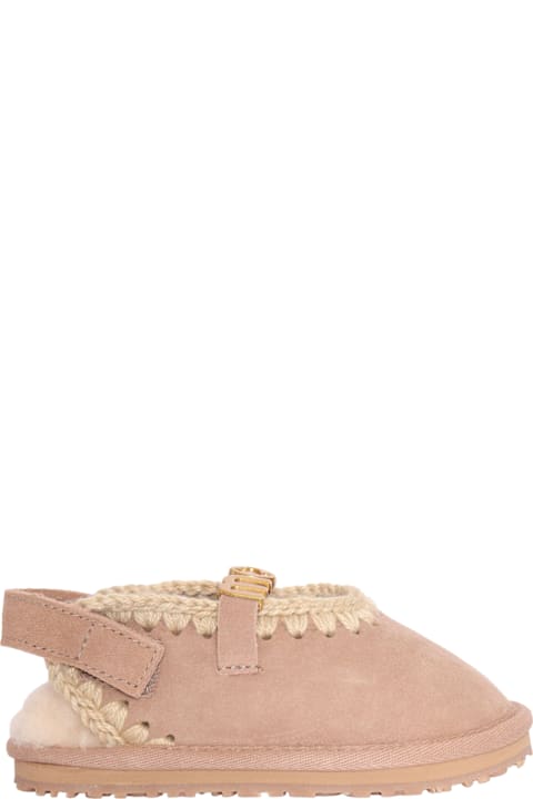 Mou for Men Mou Kids Mary Jane Slipper With Ba