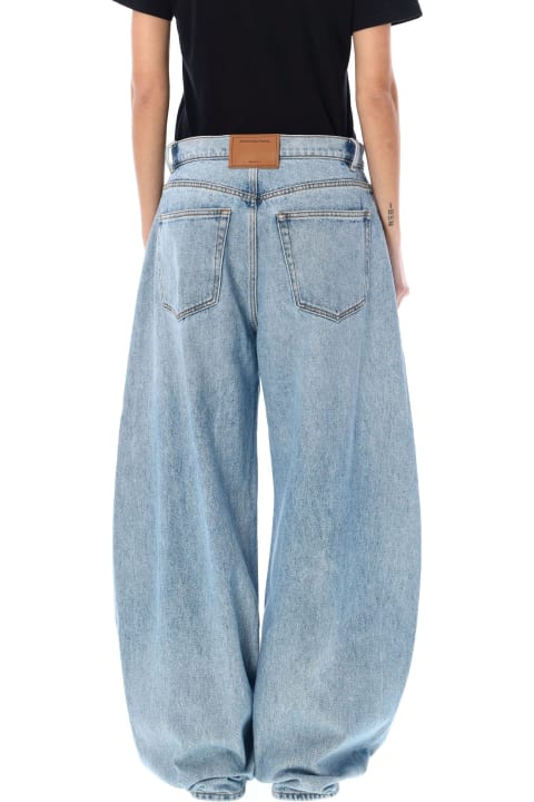Fashion for Women Alexander Wang Oversized Rounded Low Rise Jeans
