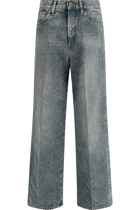Jacob Cohen لـ Kids Jacob Cohen Grace Wide 5 Pocket Jeans