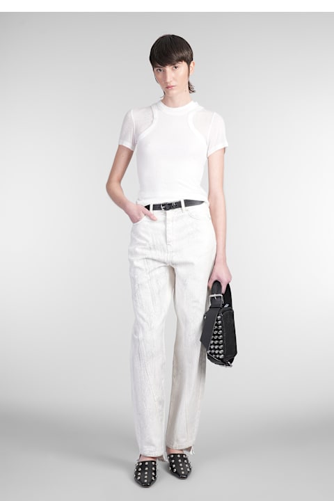 HALFBOY Clothing for Women HALFBOY T-shirt In White Modal