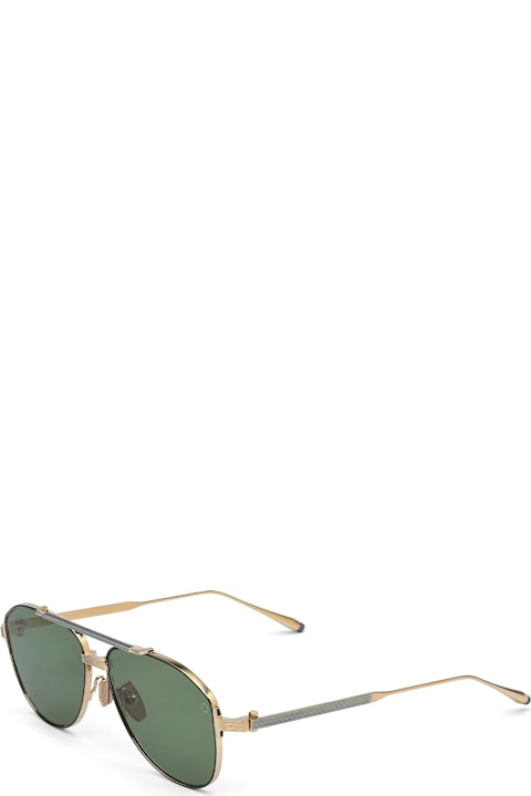 Akoni Eyewear for Men Akoni Helios - Brushed 12k Gold / Black Palladium Sunglasses