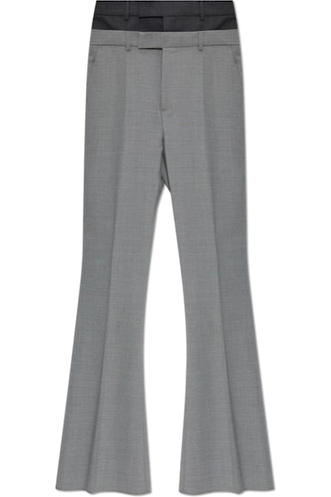 SportMax for Women SportMax Layered-effect Pleat Detailed Flared Trousers