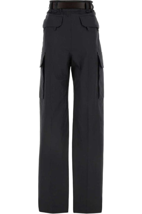 Saint Laurent Pants & Shorts for Women Saint Laurent Saint Lauren Twill Belted Trousers