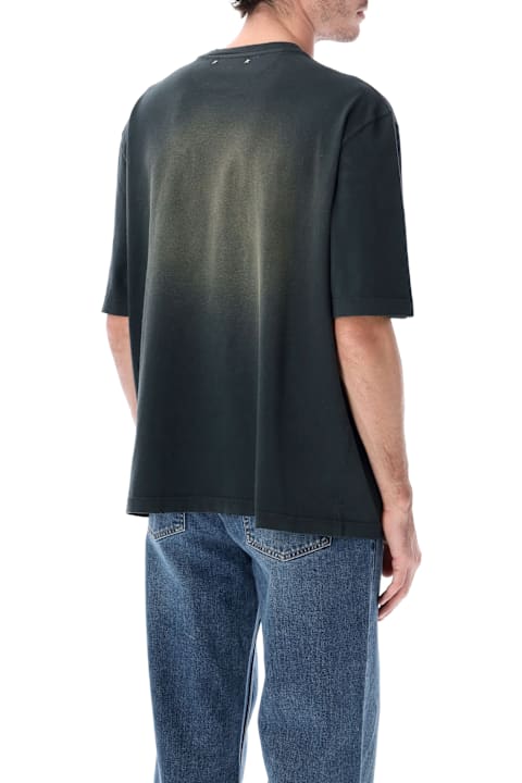 أدوات منزلية Golden Goose Golden Goose Black Cotton Logo T-shirt