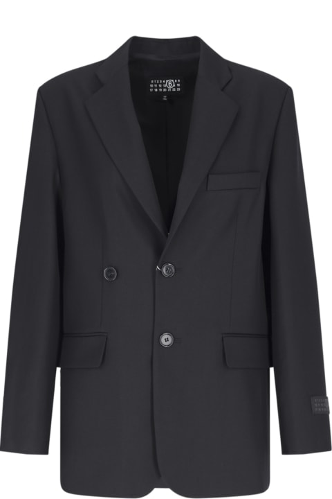 Coats & Jackets for Women MM6 Maison Margiela Single-breasted Closure Blazer