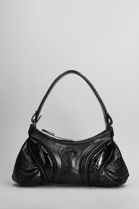 Totes for Women Marine Serre Hand Bag In Black Leather