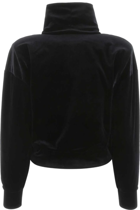 Saint Laurent Clothing for Women Saint Laurent Black Velvet Top