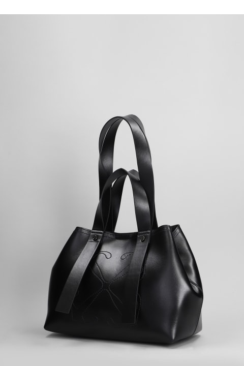 Fashion for Women Off-White Day Off Small Tote In Black Leather