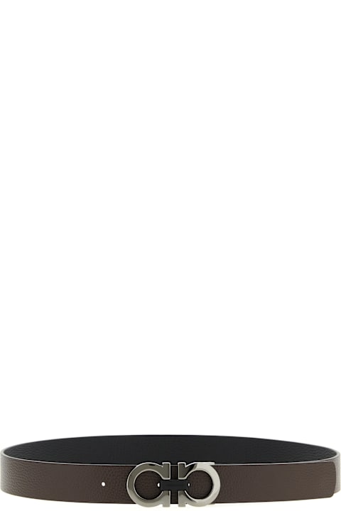 Ferragamo for Kids Ferragamo 'gancini' Reversible Belt