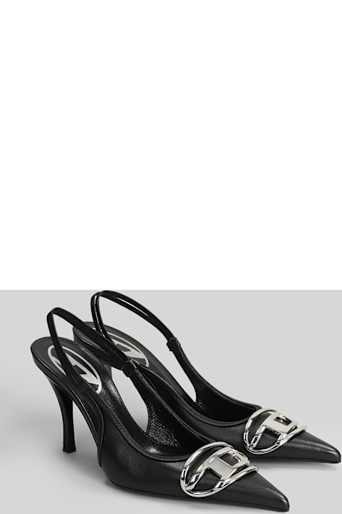 Diesel D Venus Pumps In Black Leather